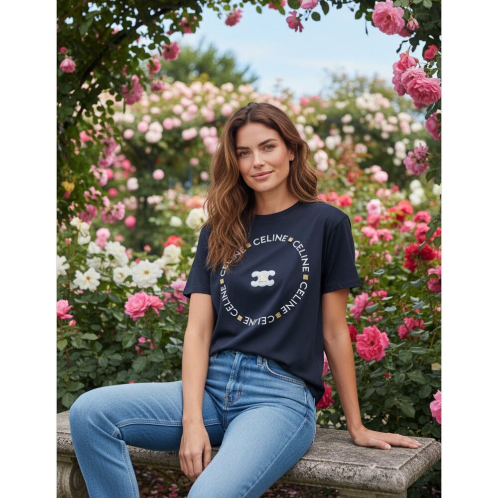OVERSIZED CELINE TOP-T SHIRT SIZE M/L NEW